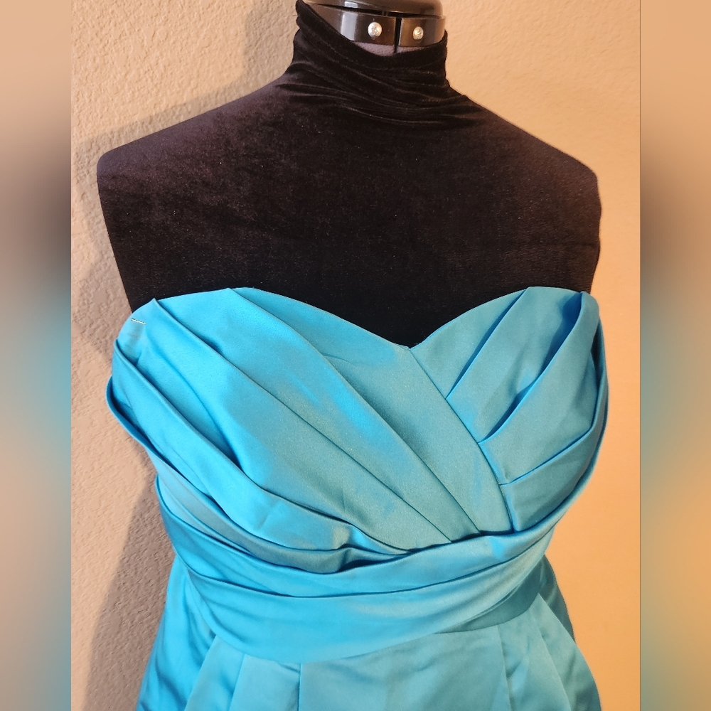 Strapless gown